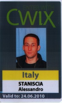 Foto badge cwix 2010