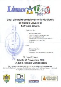 Locandina LinuxDay2003